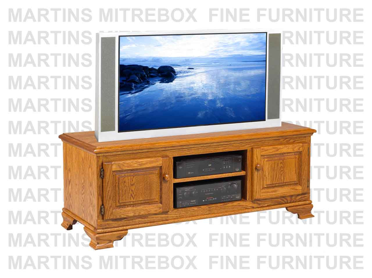 Oak Country Lane Big Screen Entertianment Unit 21''D x 55''W x 18.5''H