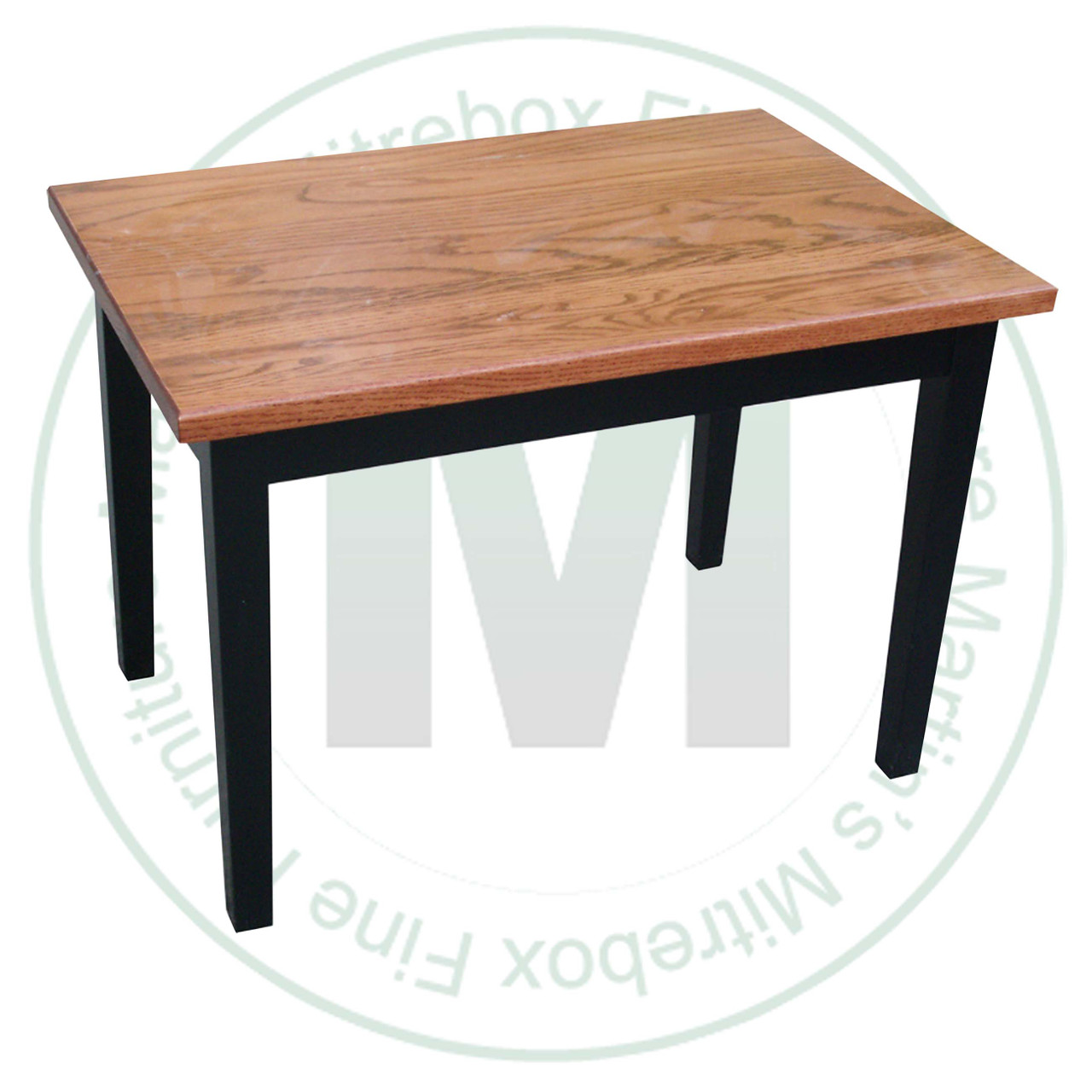 Wormy Maple Mission Playmate Table