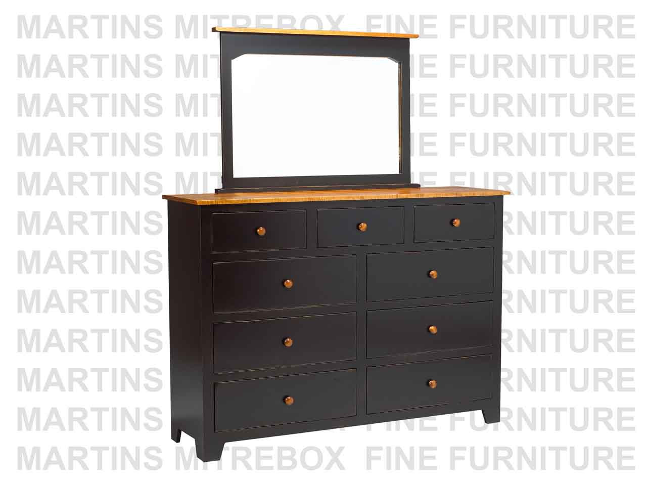 Pine Rustic Dresser 18''D x 46''H x 64''W