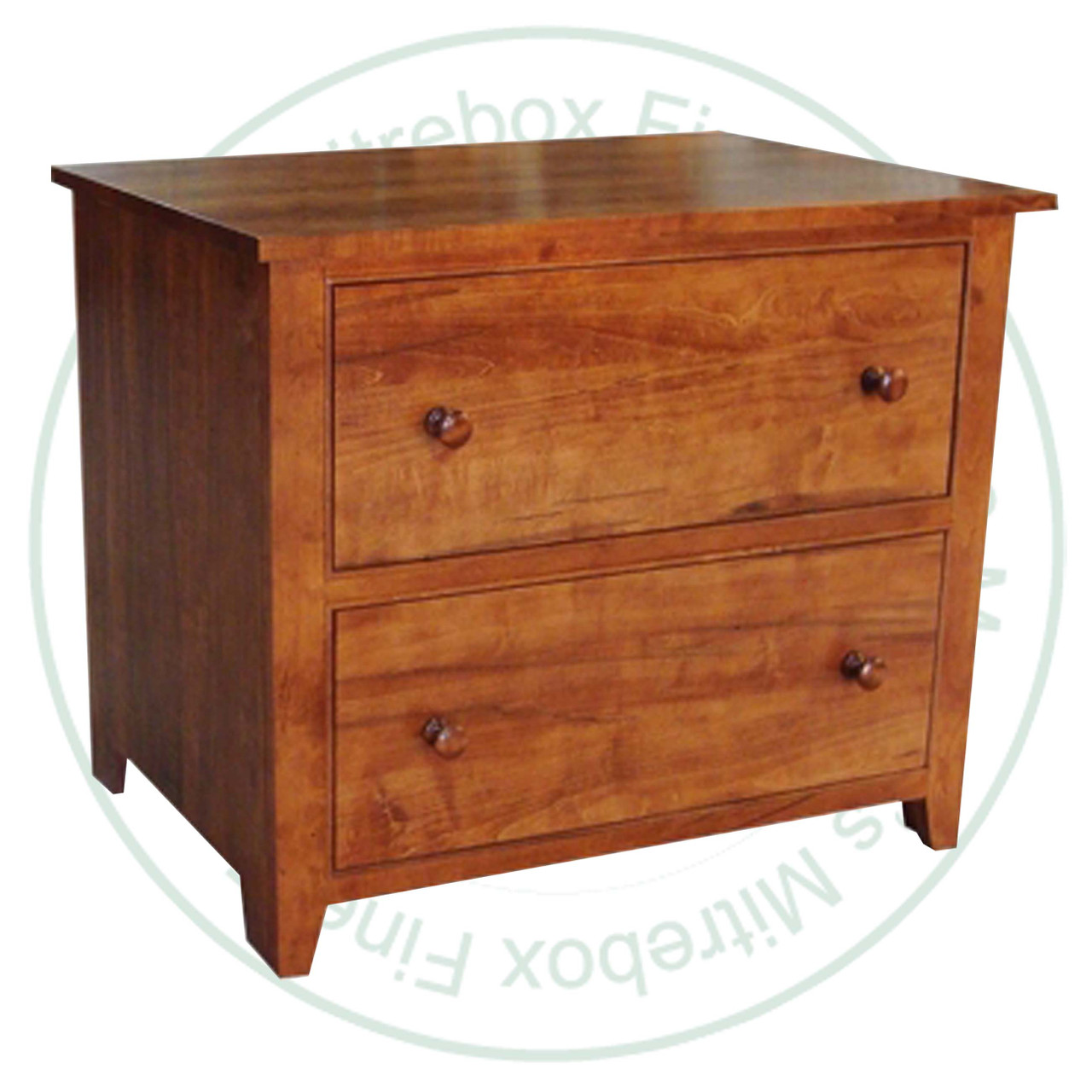 Maple A Series Lateral Filing Cabinet 30''W x 32''H x 20''D