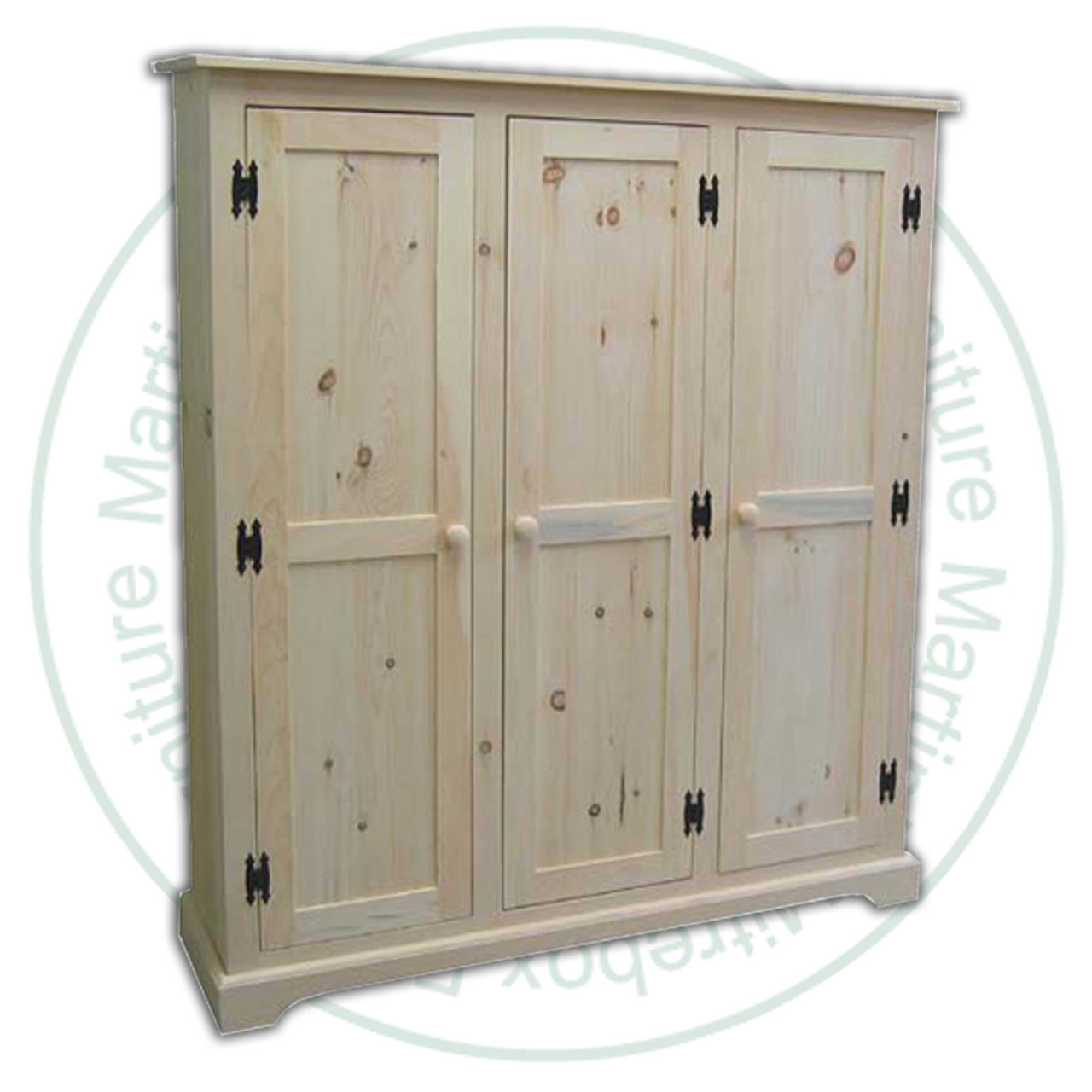 Maple Pilgrim Rustic Jam Cupboard 13.5''D x 60''H x 50''W