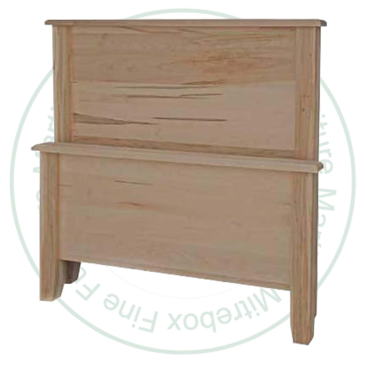 Pine Single Kennaway Panel Bed With 46'' Headboard 26'' Footboard