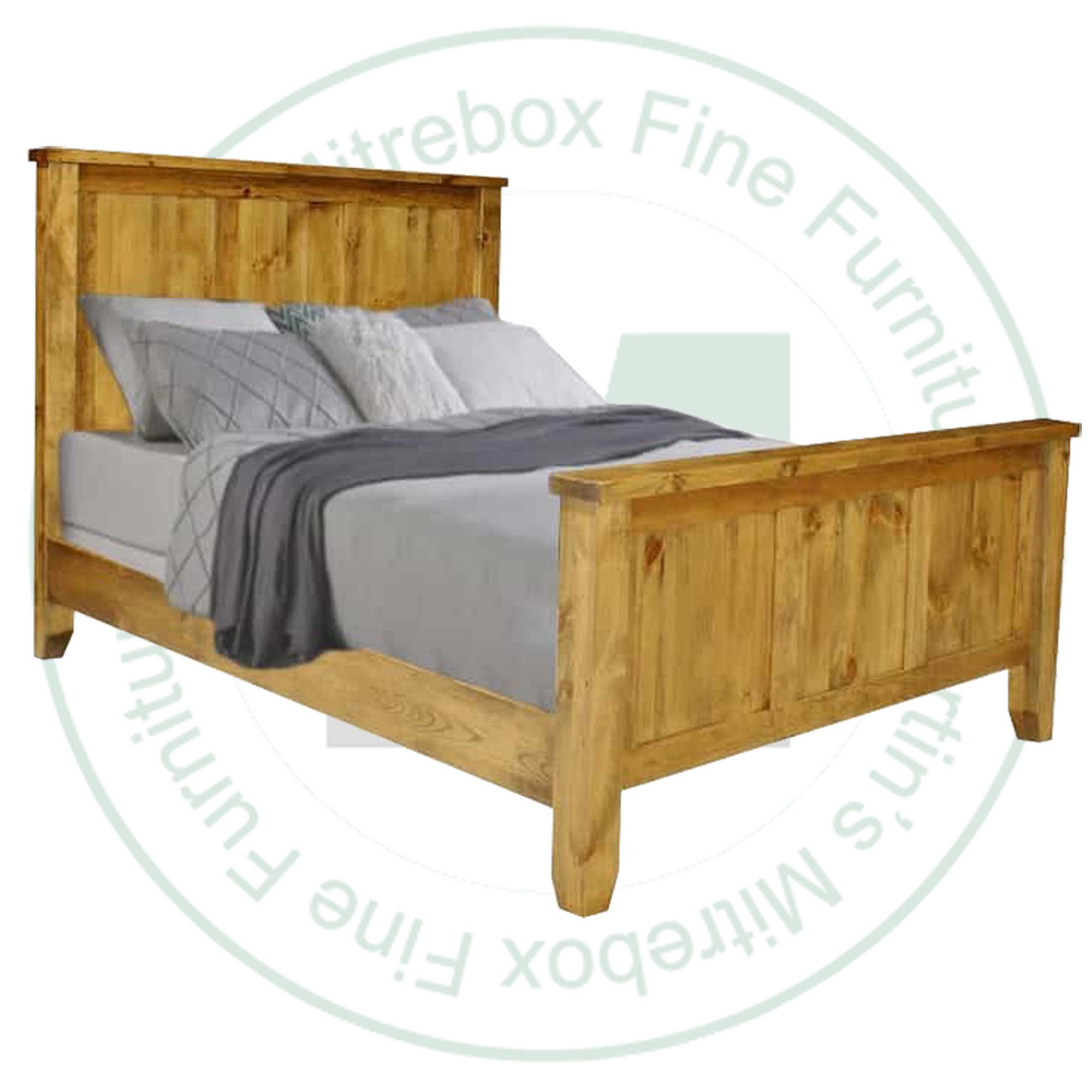 Wormy Maple Queen Dakota Shaker Bed