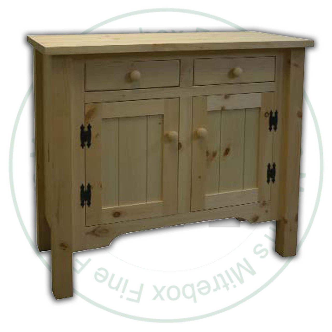 Pine French River Sideboard 35''H x 50''W x 18''D With 2 Doors And 2 Drawers