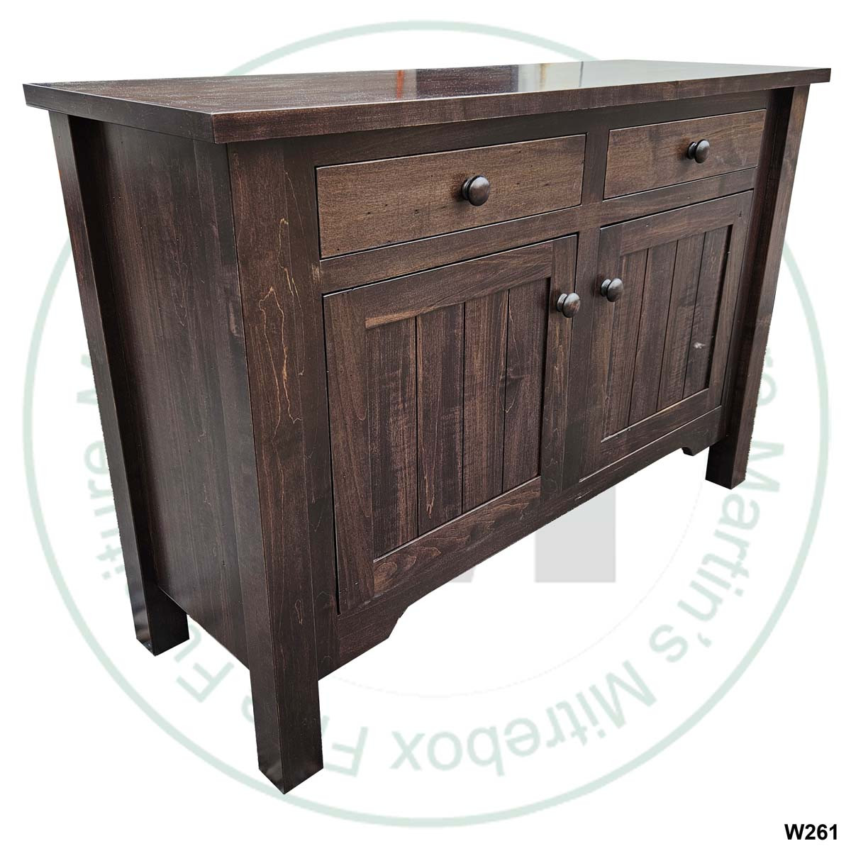 Oak French River Sideboard 35''H x 50''W x 18''D With 2 Doors And 2 Drawers