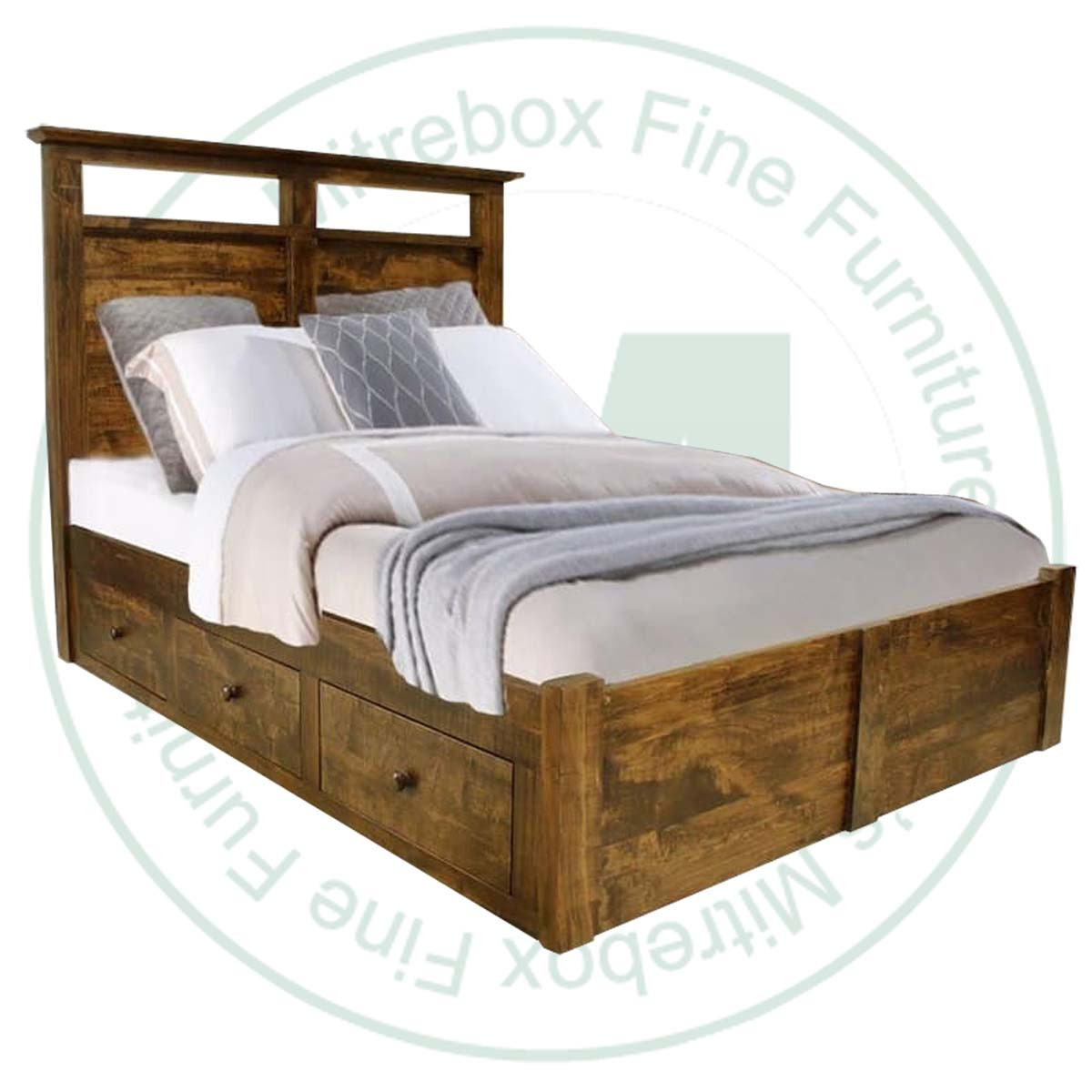 Maple King Dakota Platform Bed 

