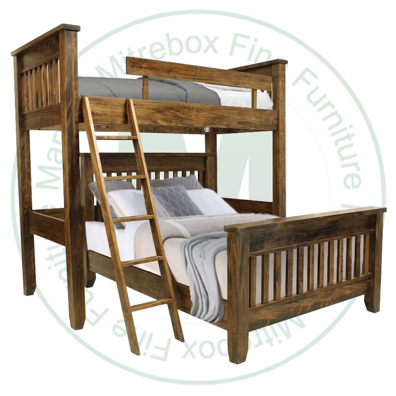 Oak Dakota Double Loft Bed