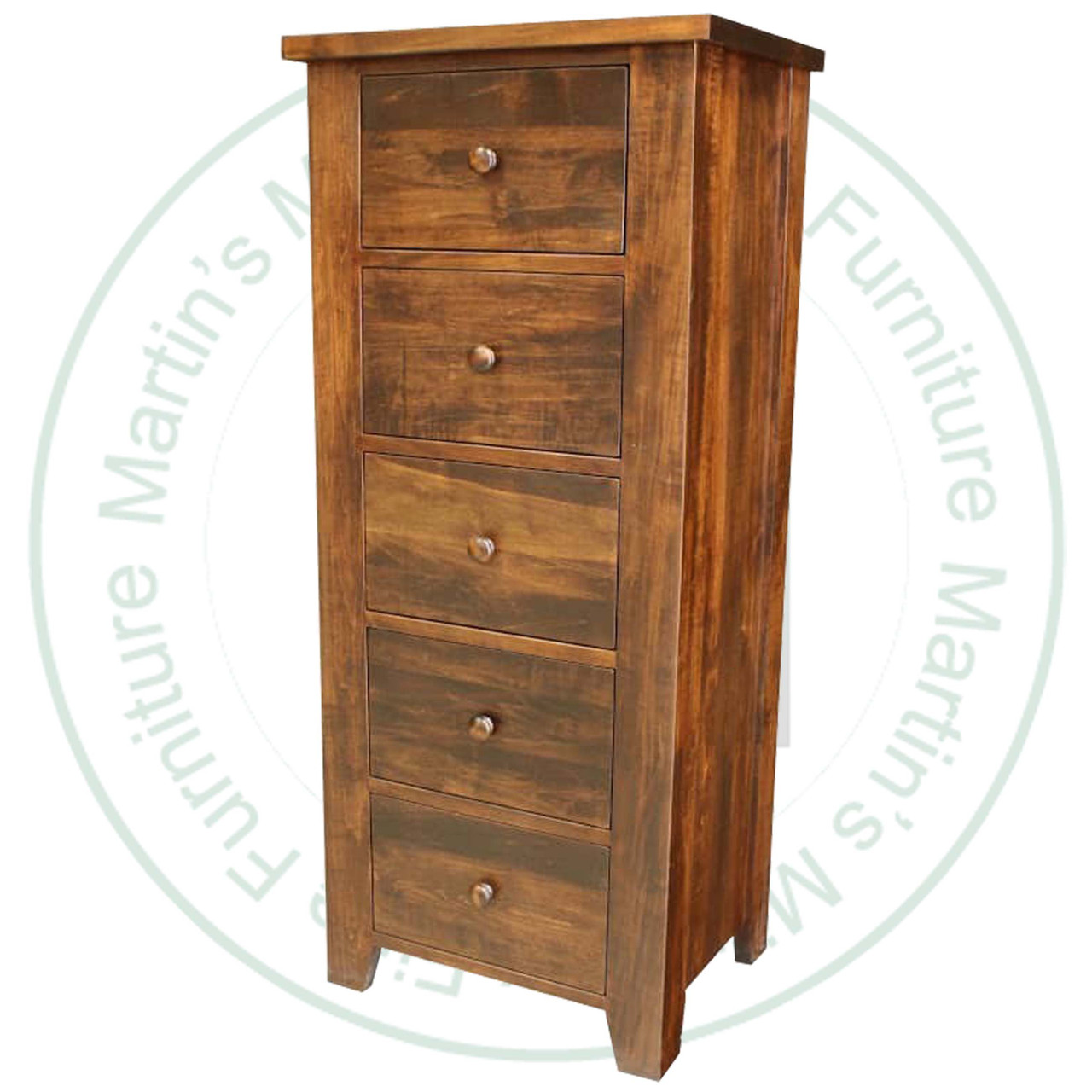 Pine Dakota 5 Drawer Lingerie Chest