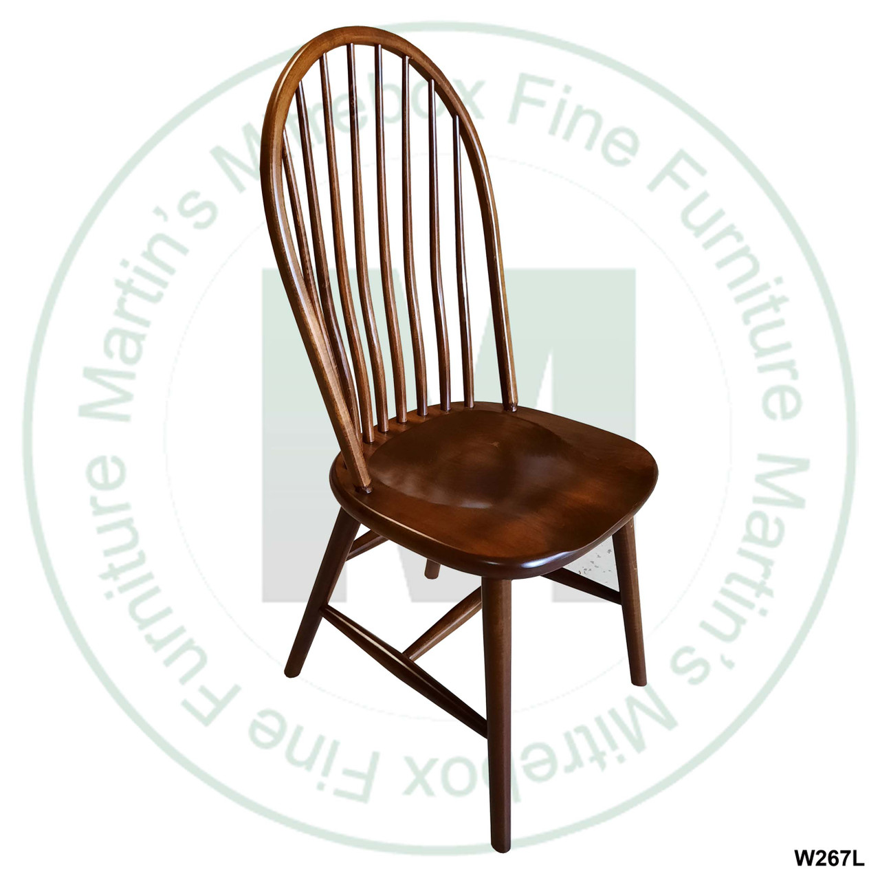 Maple Crab Side Chair Has Wood Seat