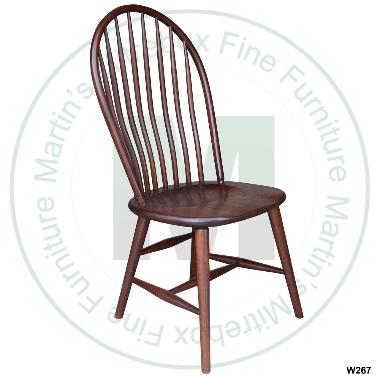 Maple Crab Side Chair Has Wood Seat