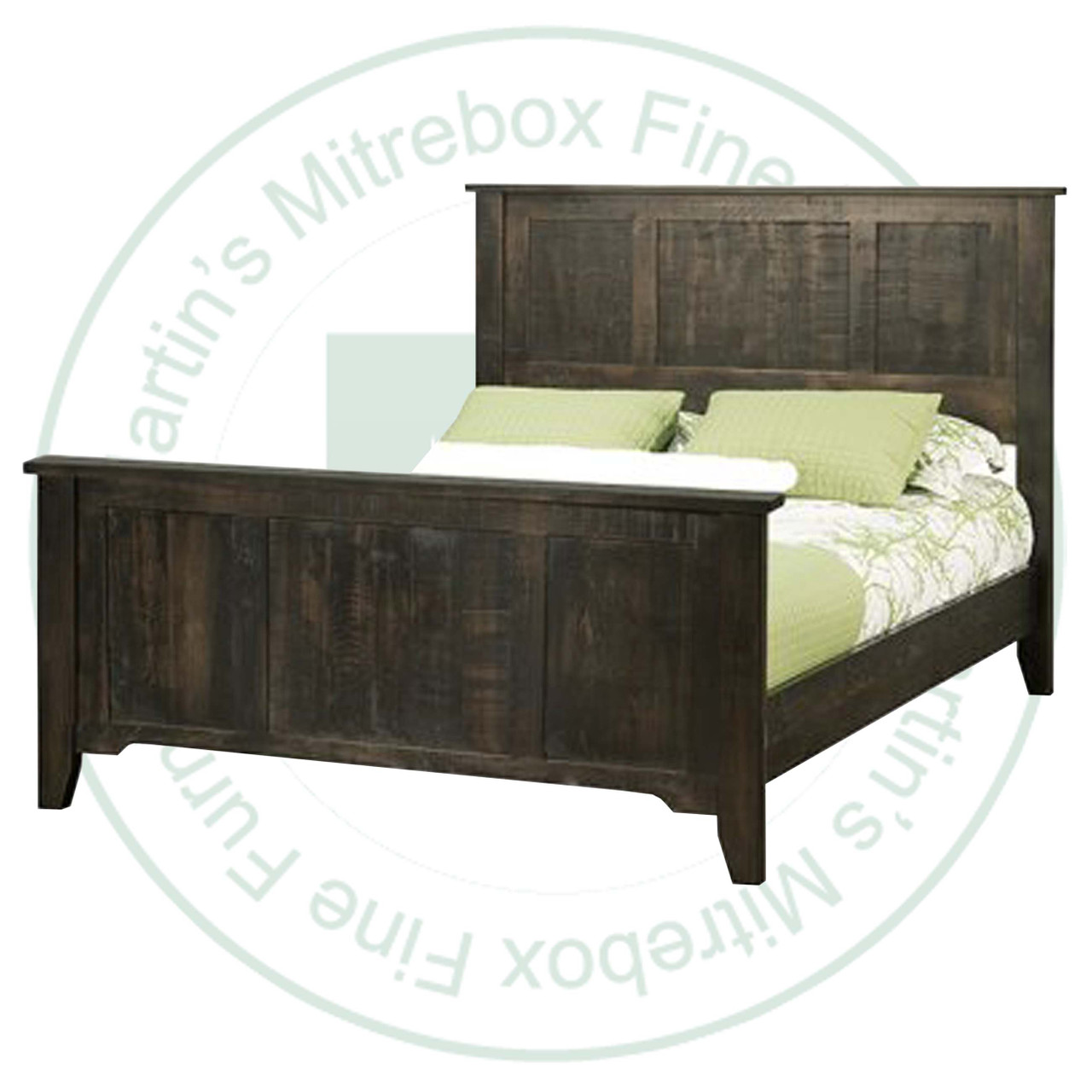 Wormy Maple Bancroft Double Bed