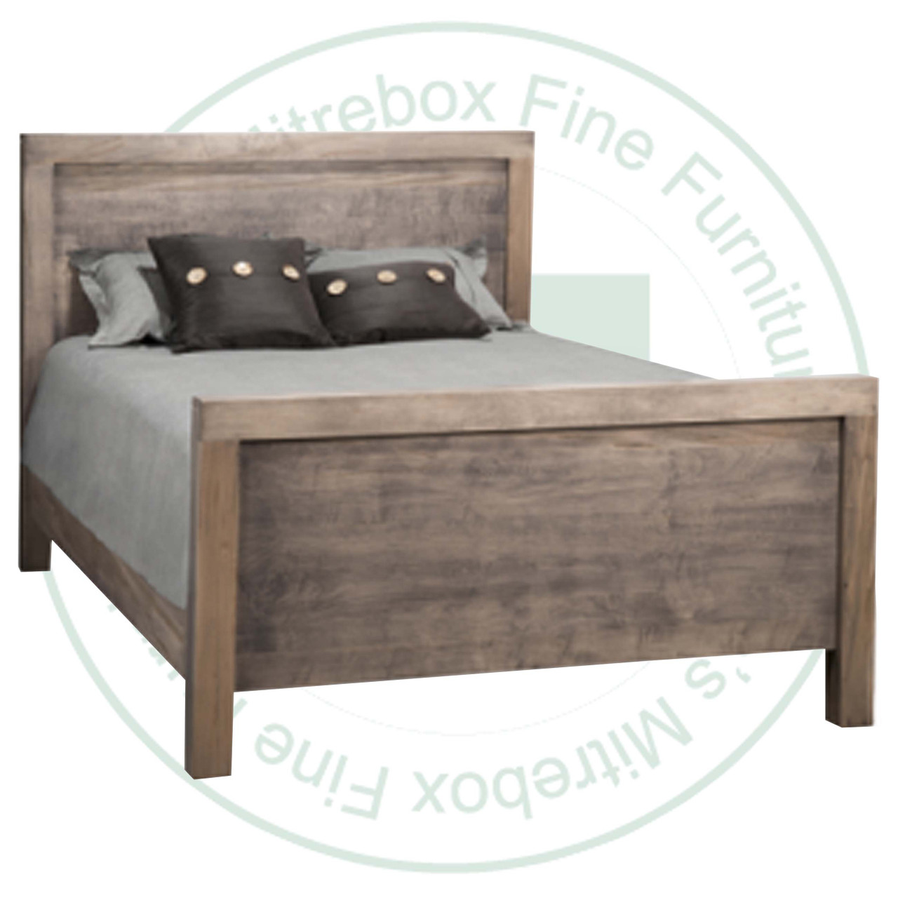 Wormy Maple Baxter Queen Panel Bed