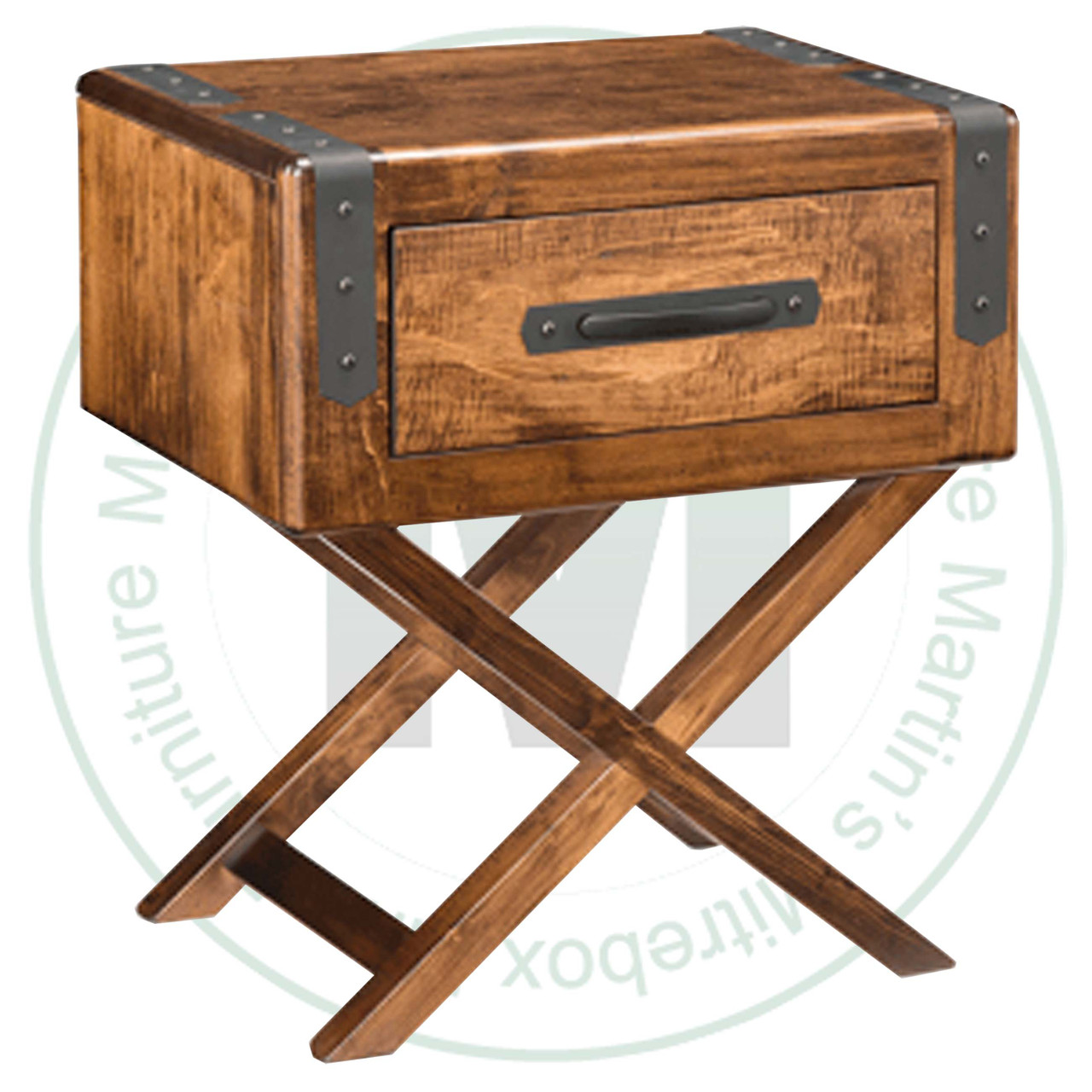 Wormy Maple Union Station Power Management Open Night Stand 18.5'' Deep x 27'' Wide x 30.5'' High