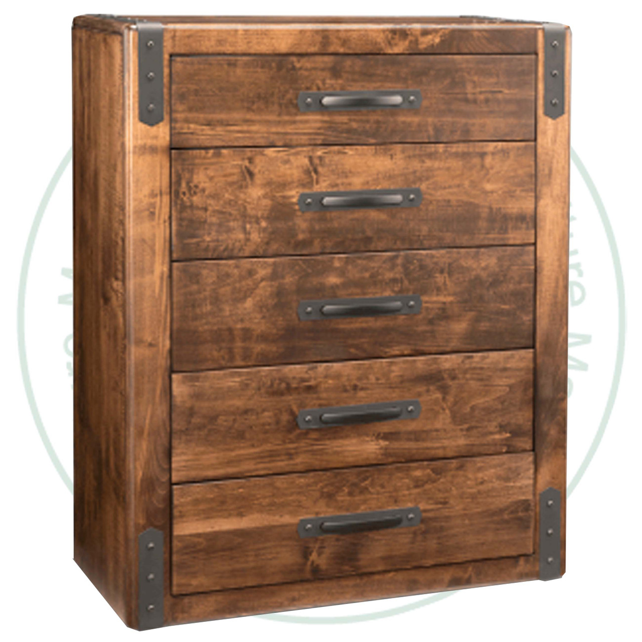 Wormy Maple Union Station Chest Of Drawers 18.5'' Deep x 39'' Wide x 48.5'' High