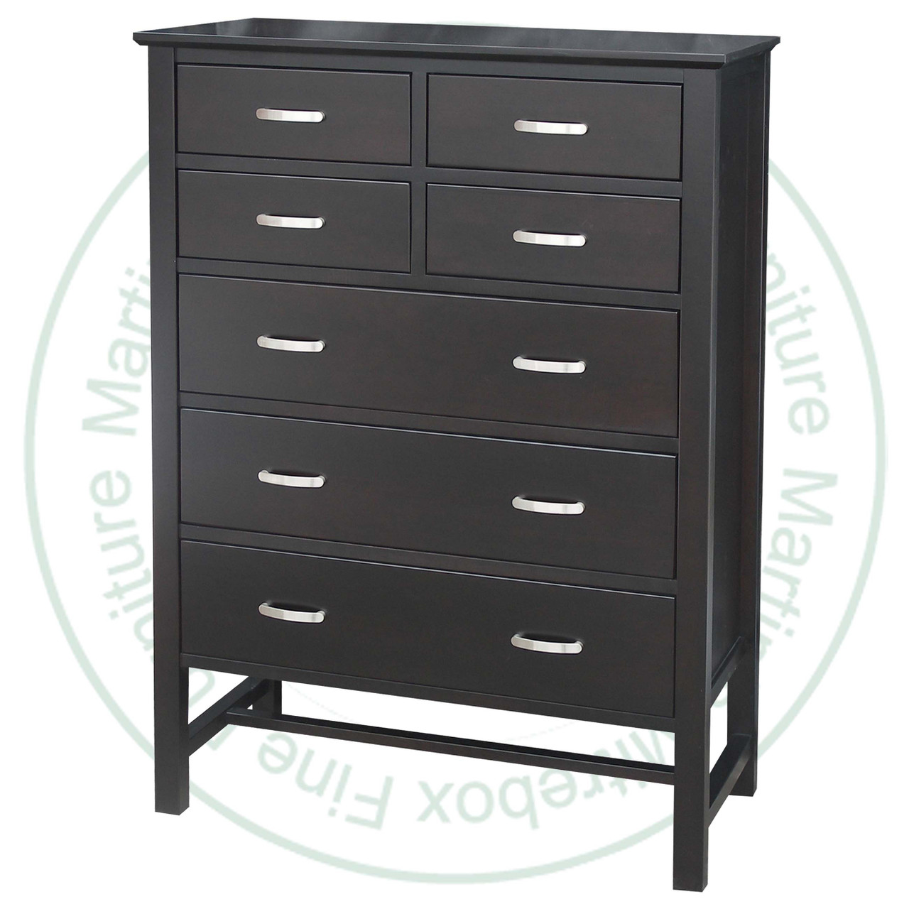 Wormy Maple Brooklyn Chest of Drawers 19.5''D x 37''W x 50''H With 7 Drawers