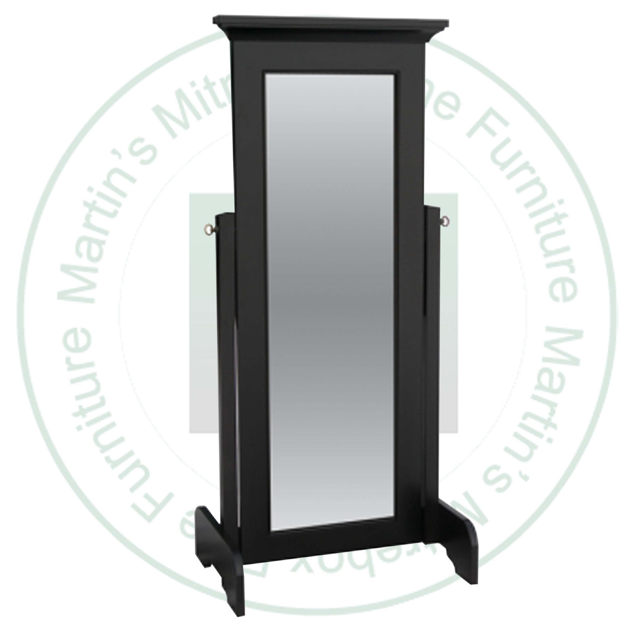 Maple Georgetown Cheval Mirror