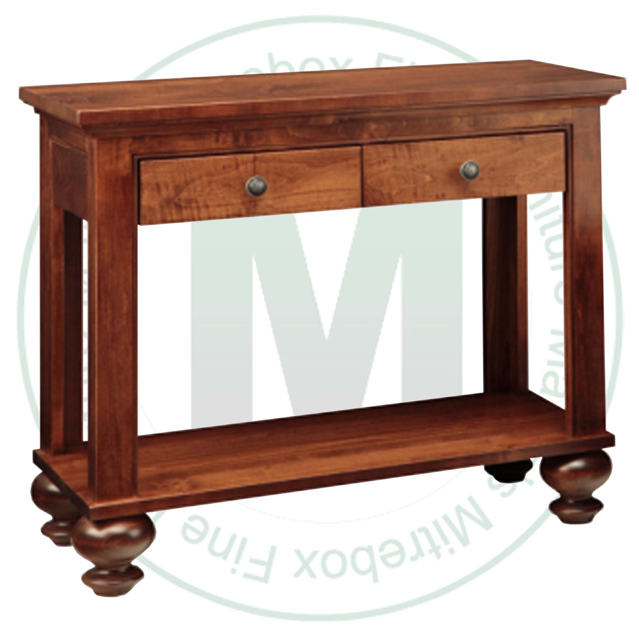 Maple Georgetown Sofa Table 16'' Deep x 35'' Wide x 30'' High With 2 Drawers