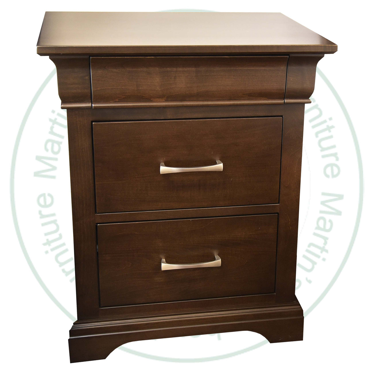 Maple Denmark 3 Drawer Night Stand