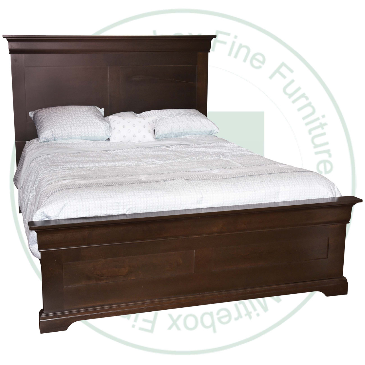 Maple Denmark Double Bed With Low Footboard