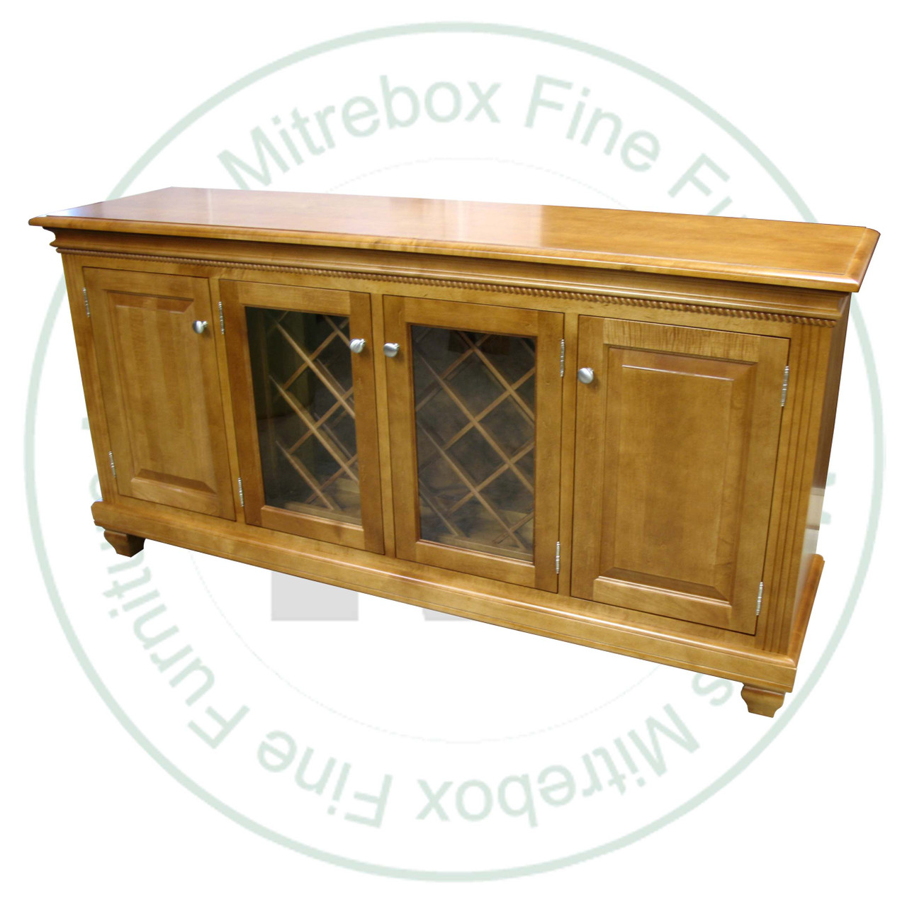 Pine Florentine Sideboard 72''W x 35''H x 18.5''D