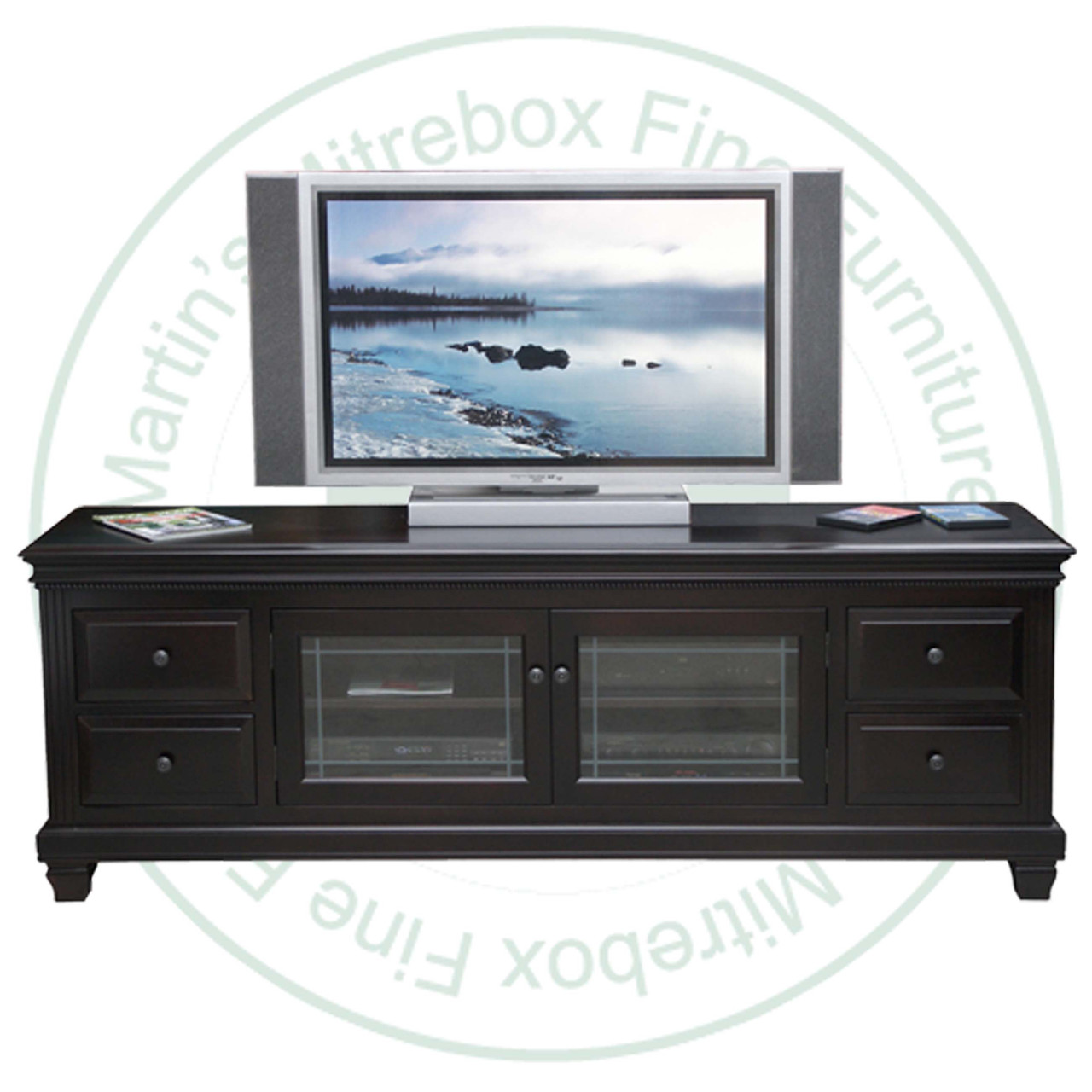 Pine Florentino Entertainment Cabinet 19.5''D x 84.5''W x 29''H