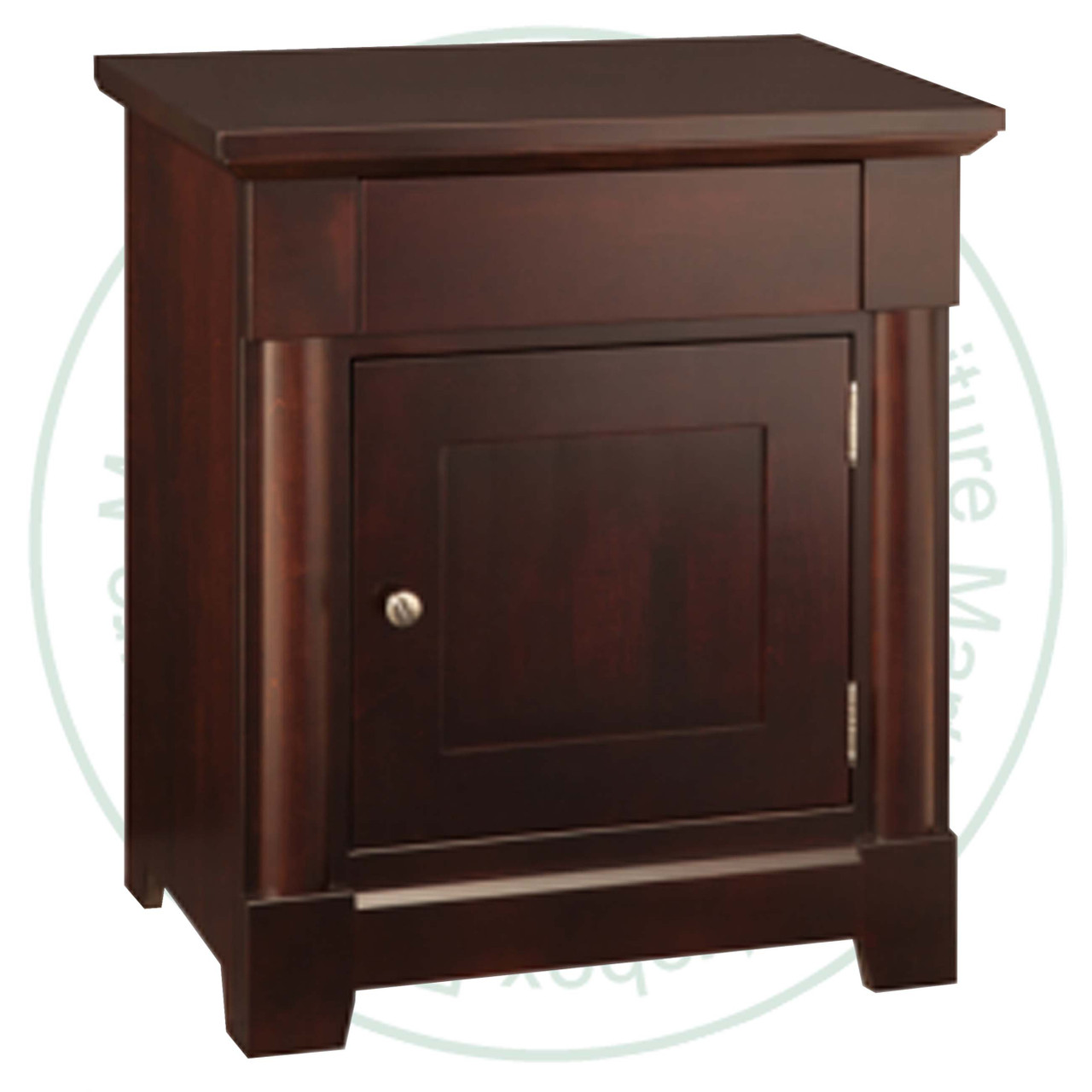 Pine Hudson Valley Power Option Nightstand With 1 Drawer