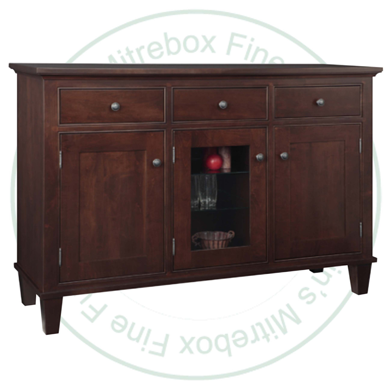 Pine Georgetown Sideboard 19.5'' Deep x 61.5'' Wide x 42'' High With 3 Doors And 3 Drawers