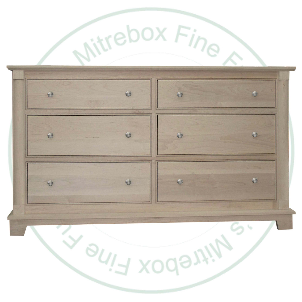 Pine Cleveland 6 Drawer Dresser