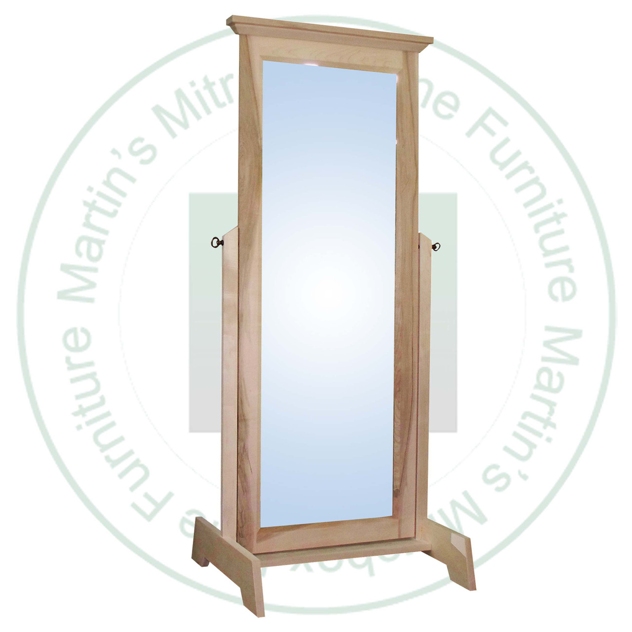 Pine Algonquin Cheval Mirror