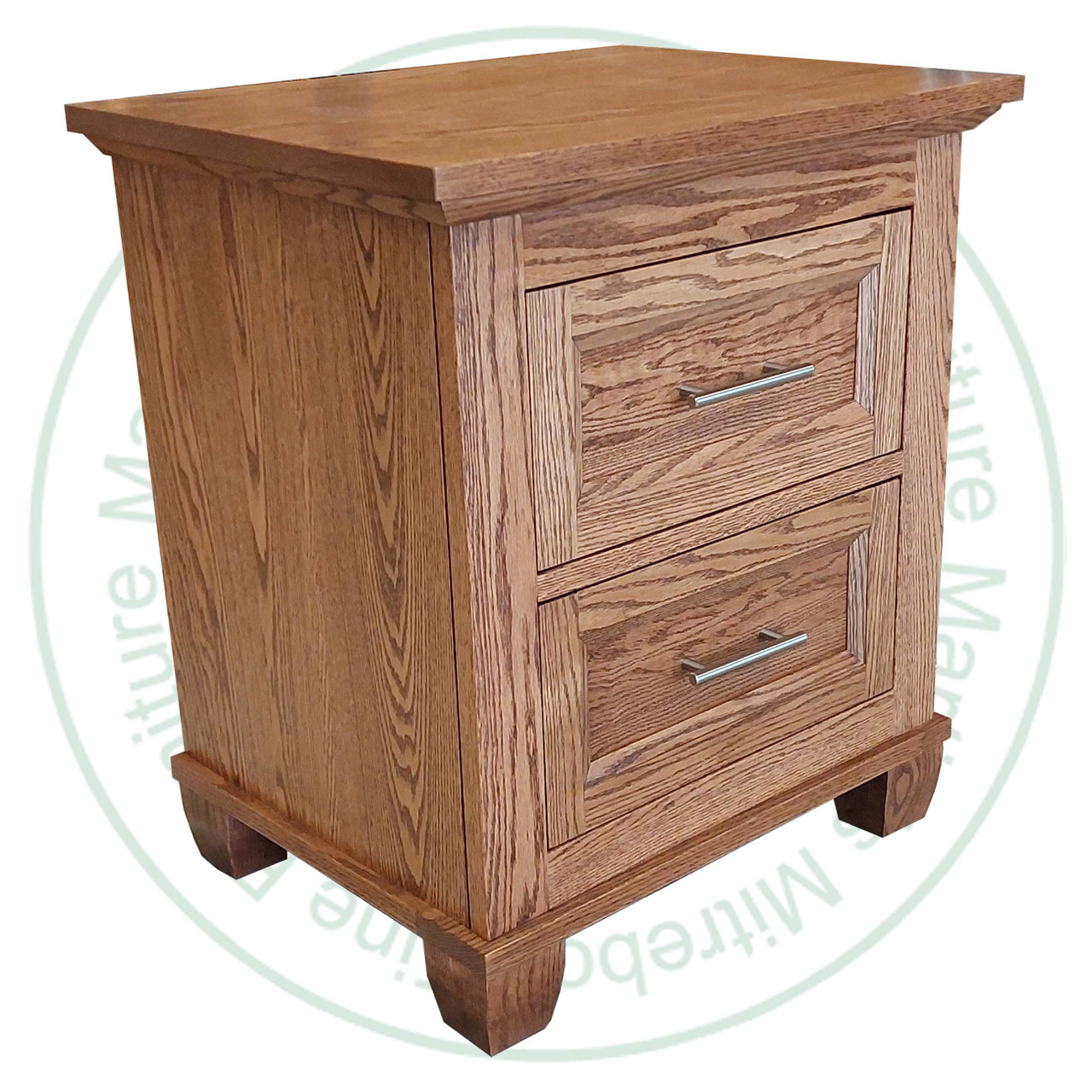 Pine Algonquin 2 Drawer Night Stand