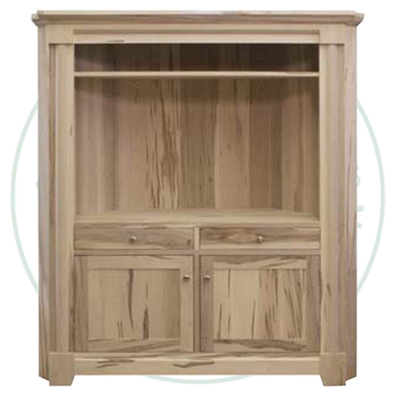 Oak Hudson Corner TV Unit 52''W x 69''H x 19''D