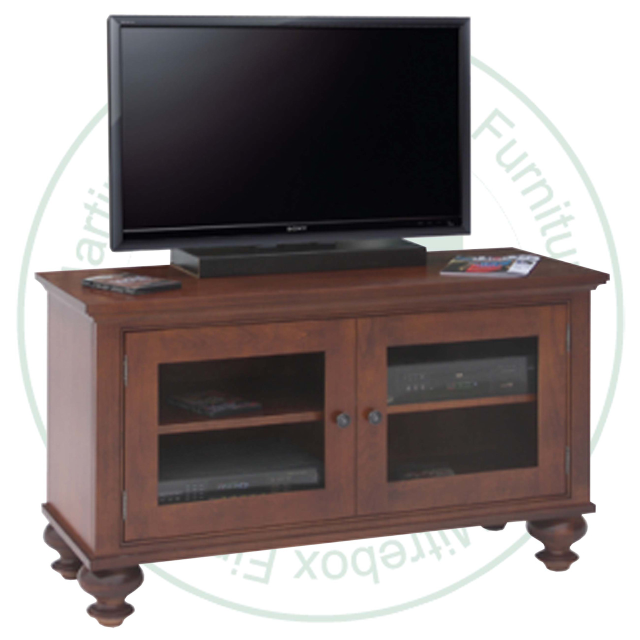 Wormy Maple Georgetown HDTV Cabinet 19.5'' Deep x 48'' Wide x 30'' High