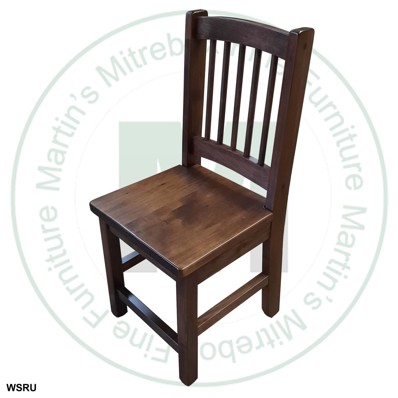 Wormy Maple Rustic Kids Chair