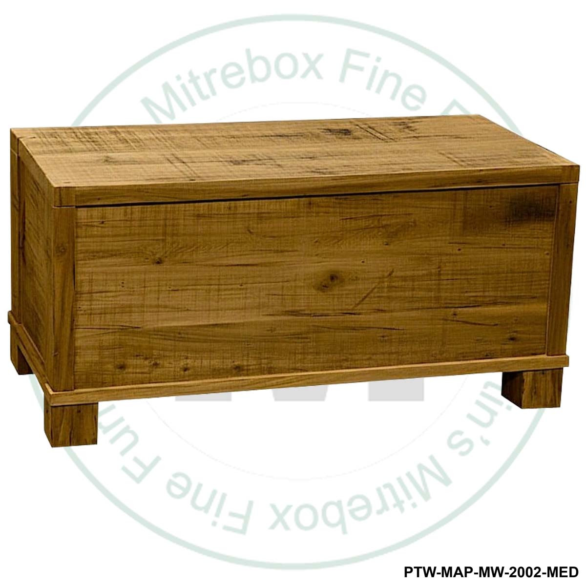 Maple Backwoods Millsawn Blanket Box