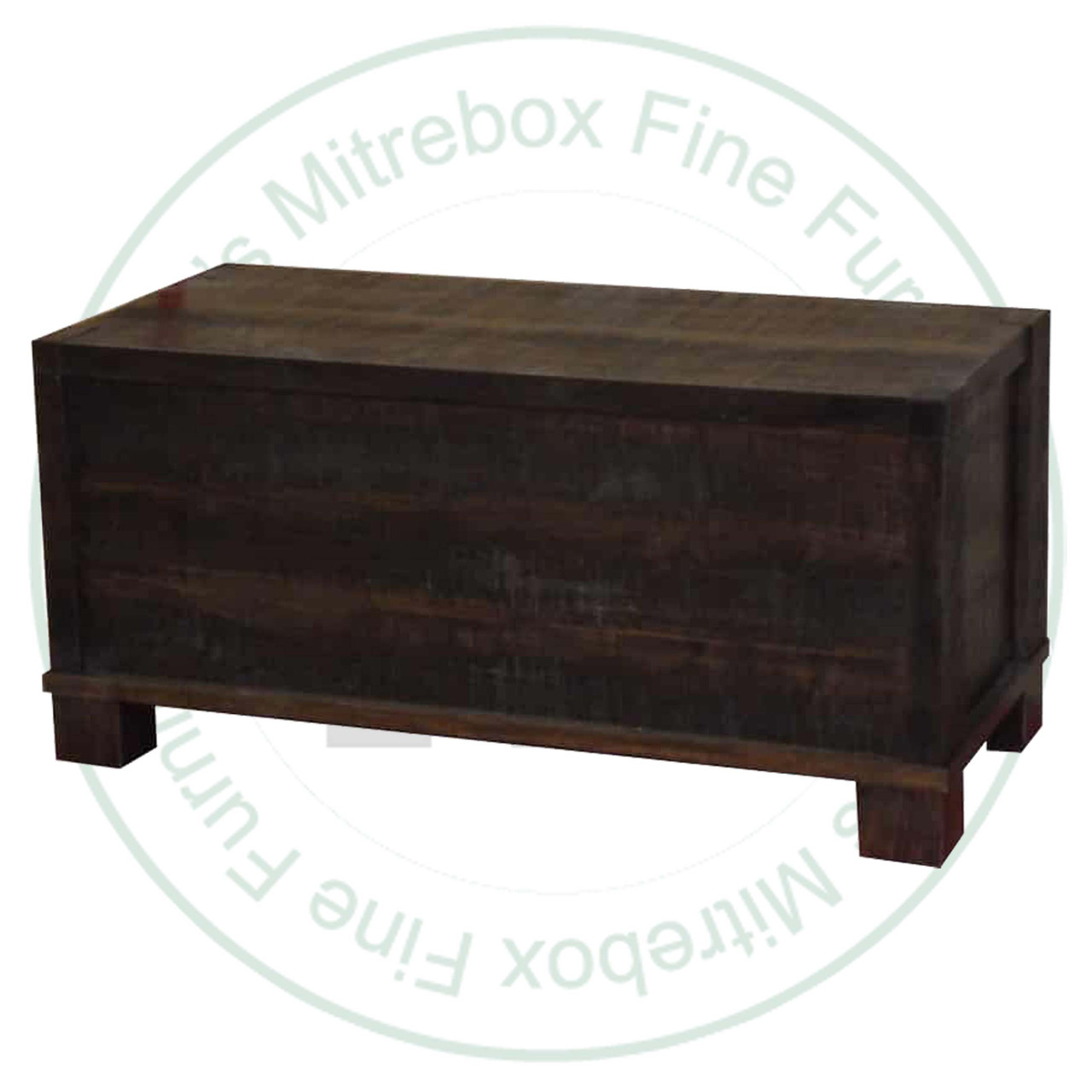 Maple Backwoods Millsawn Blanket Box 18''D x 42''W x 20''H