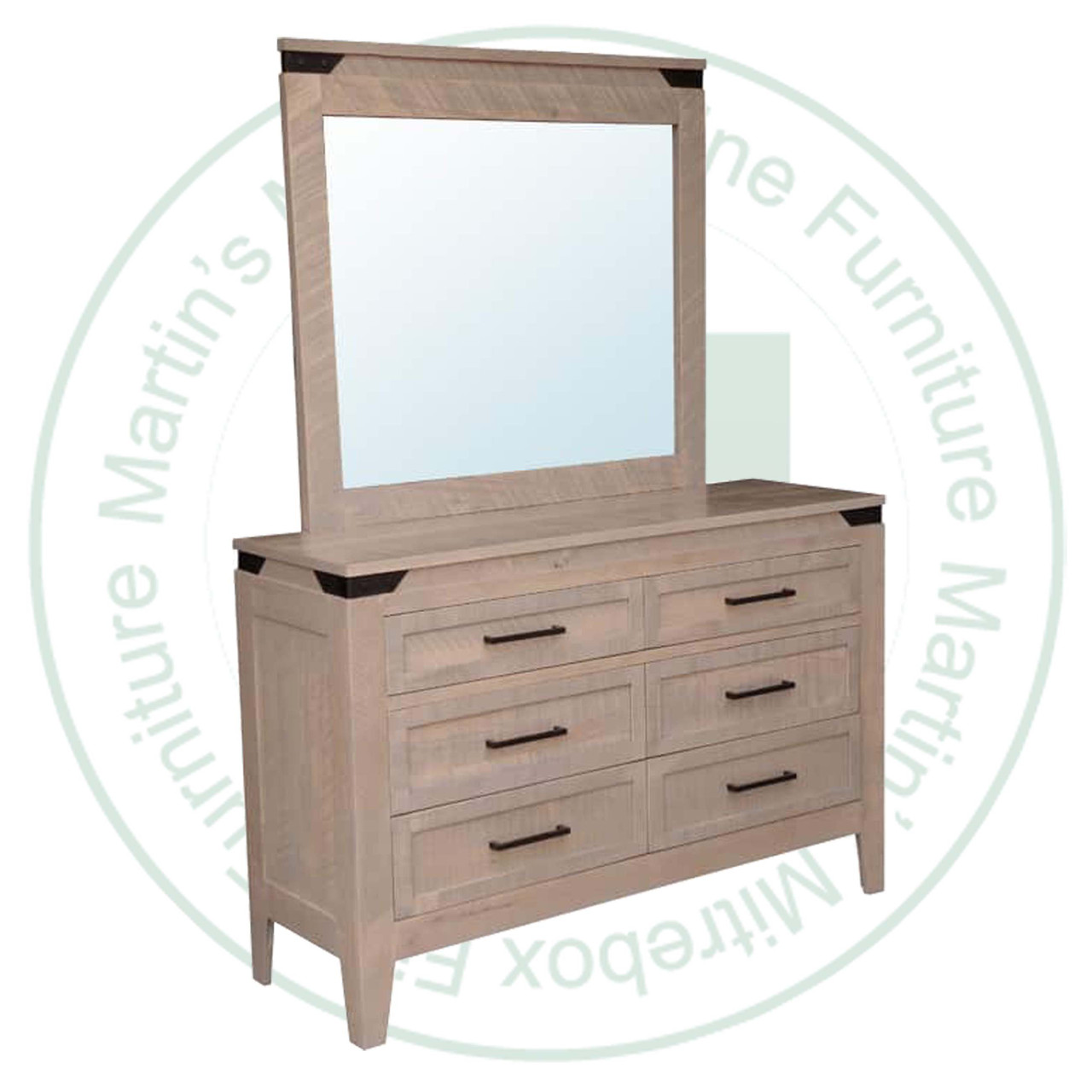 Pine Kenora Dresser 22''D x 54''W x 36''H With 6 Drawers