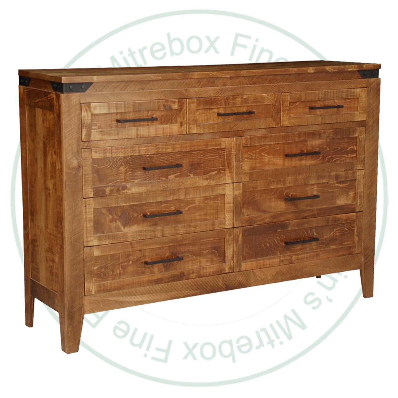 Oak Kenora Dresser 22''D x 63''W x 36''H With 9 Drawers