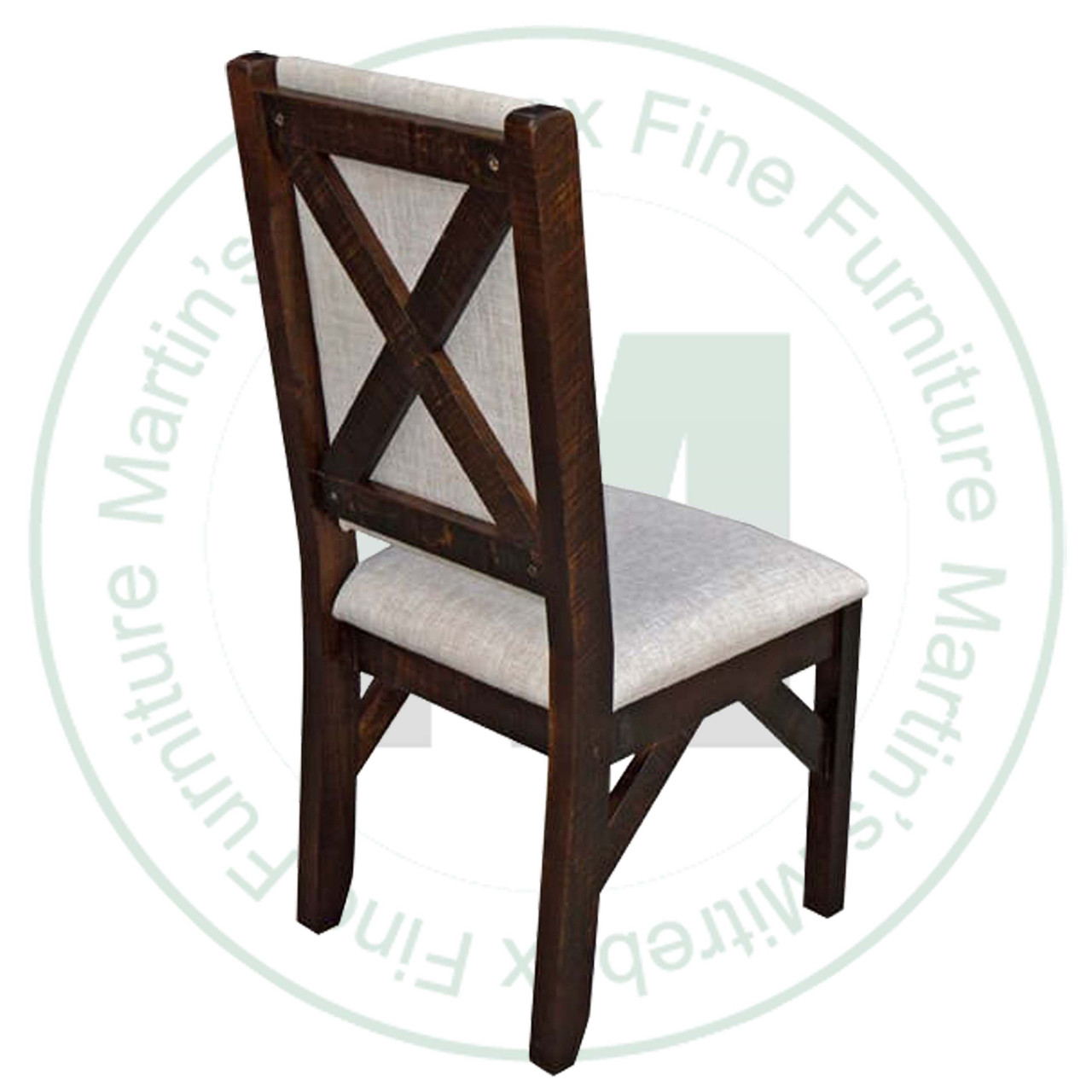Maple Klondike Upholstered Side Chair 18'' Deep x 40'' High x 19'' Wide