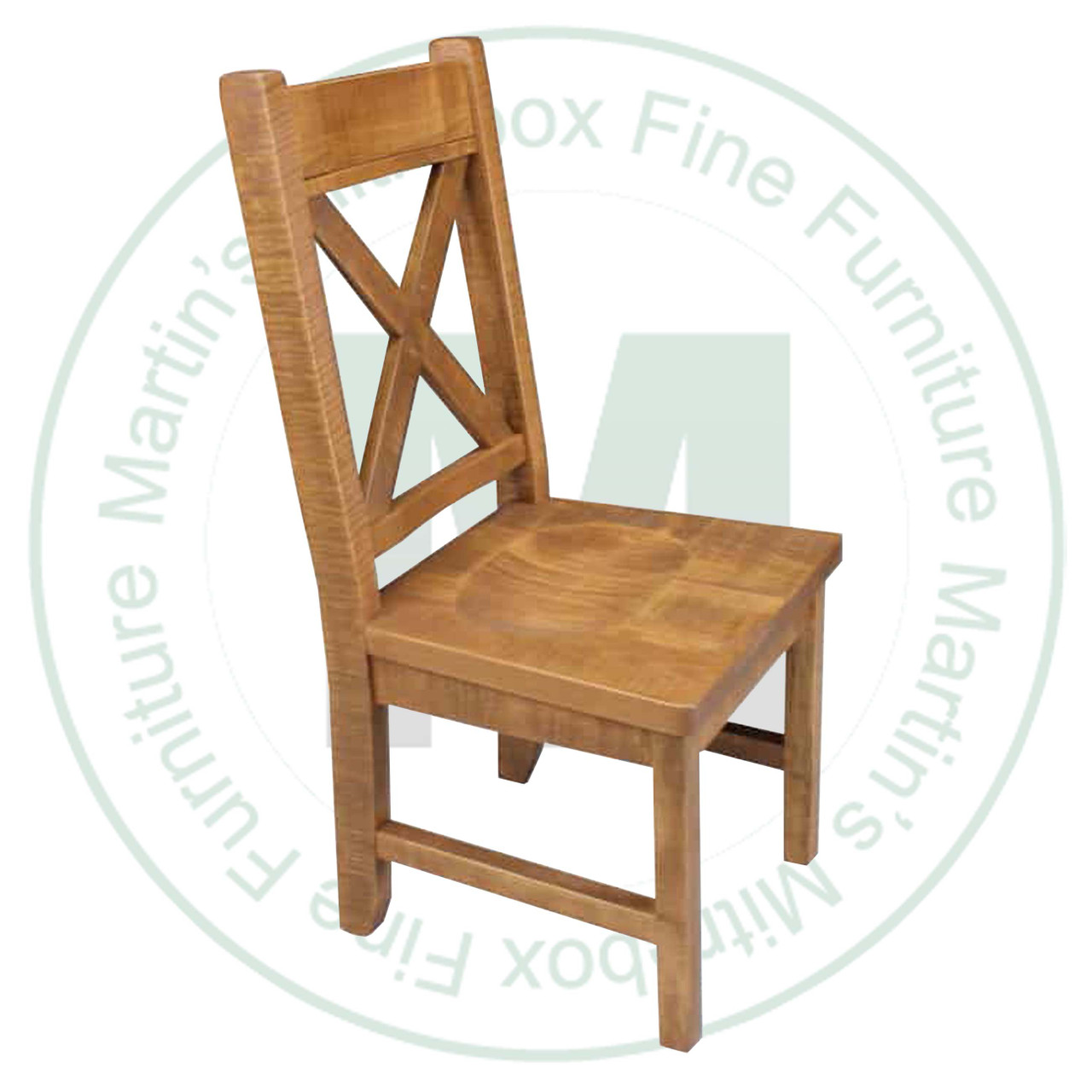 Pine Klondike All Wood Side Chair 17'' Deep x 40'' High x 19'' Wide