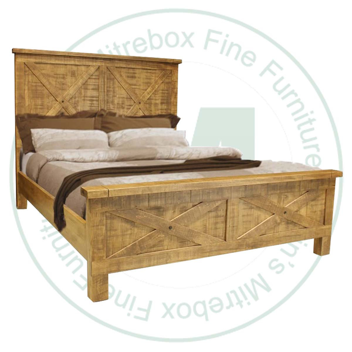 Oak Queen Klondike Bed