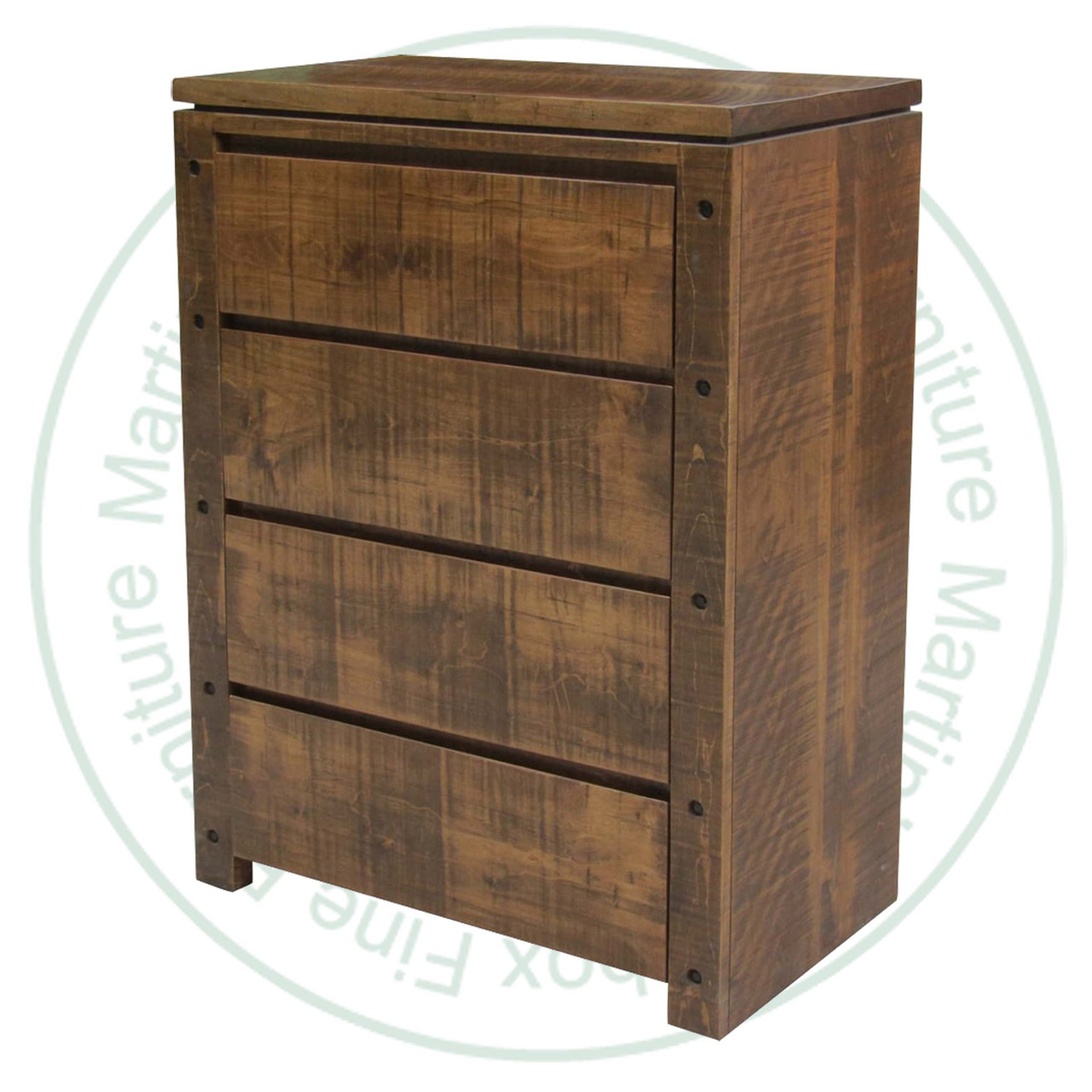 Maple Ozark 4 Drawer Chest 18'' Deep x 36'' Wide x 46'' High