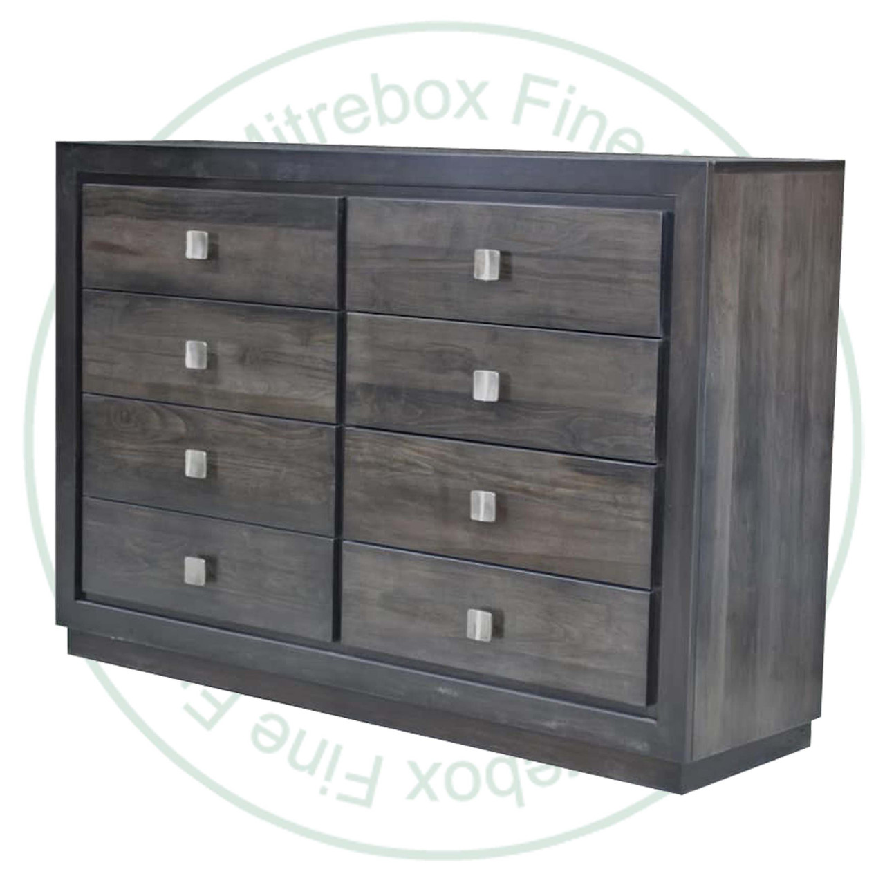 Pine Thornloe 8 Drawer Dresser. Dresser Dimensions 19'' Deep x 66'' Wide x 45'' High. ( Texture : Smooth Sanded. Hardware : 121 Knobs. )
