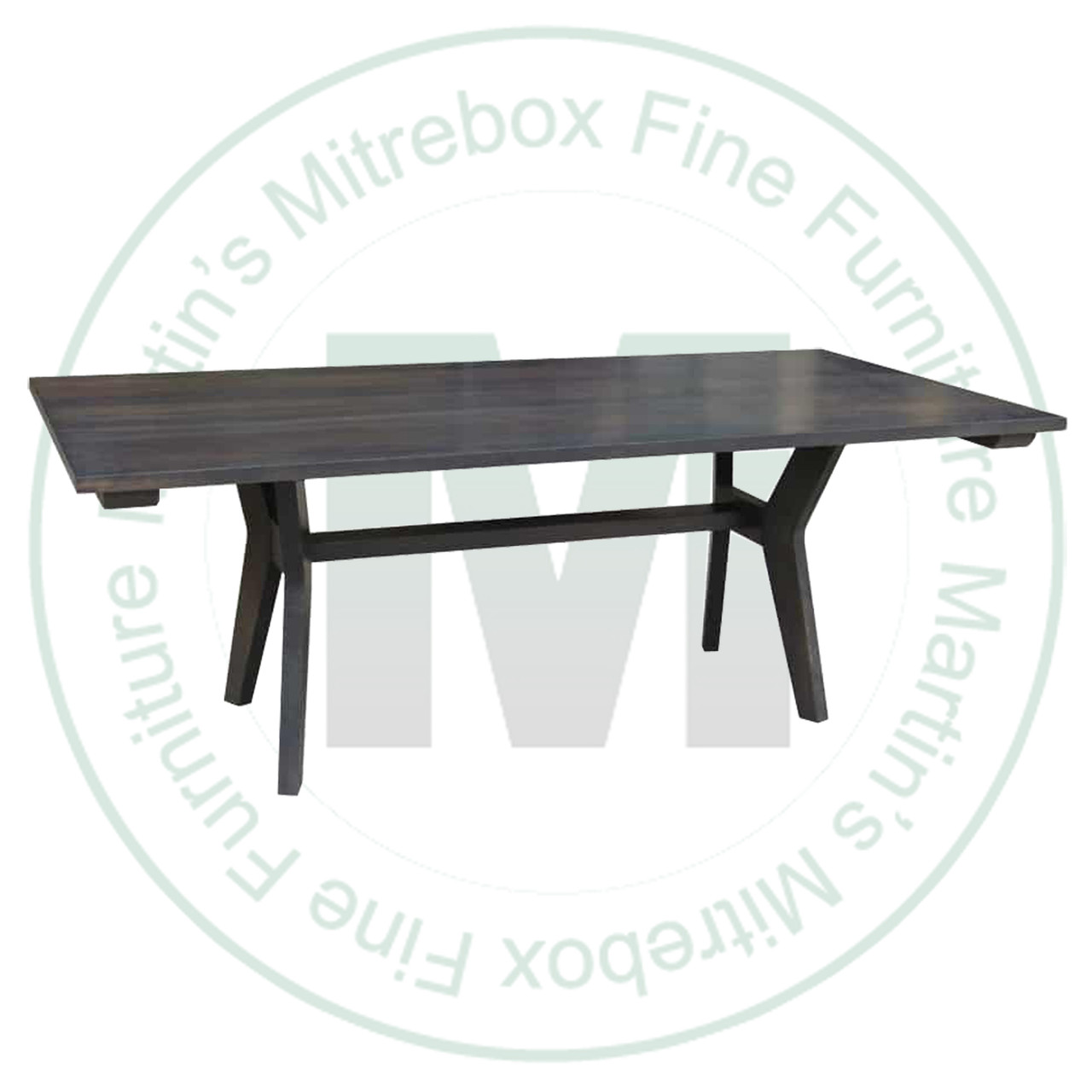 Pine Avenue Solid Top Pedestal Table 36''D x 60''W x 30''H