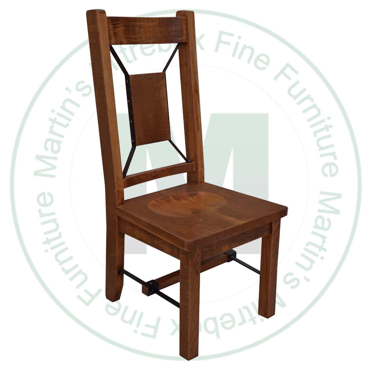 Pine Millwright Side Chair 20''D x 20''W x 44''H