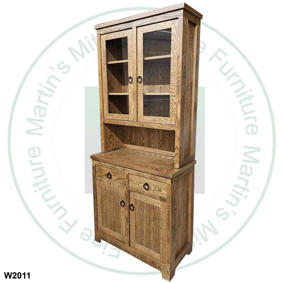 Pine Century Sideboard With Hutch 18'' Deep x 41.5'' Wide x 84'' High