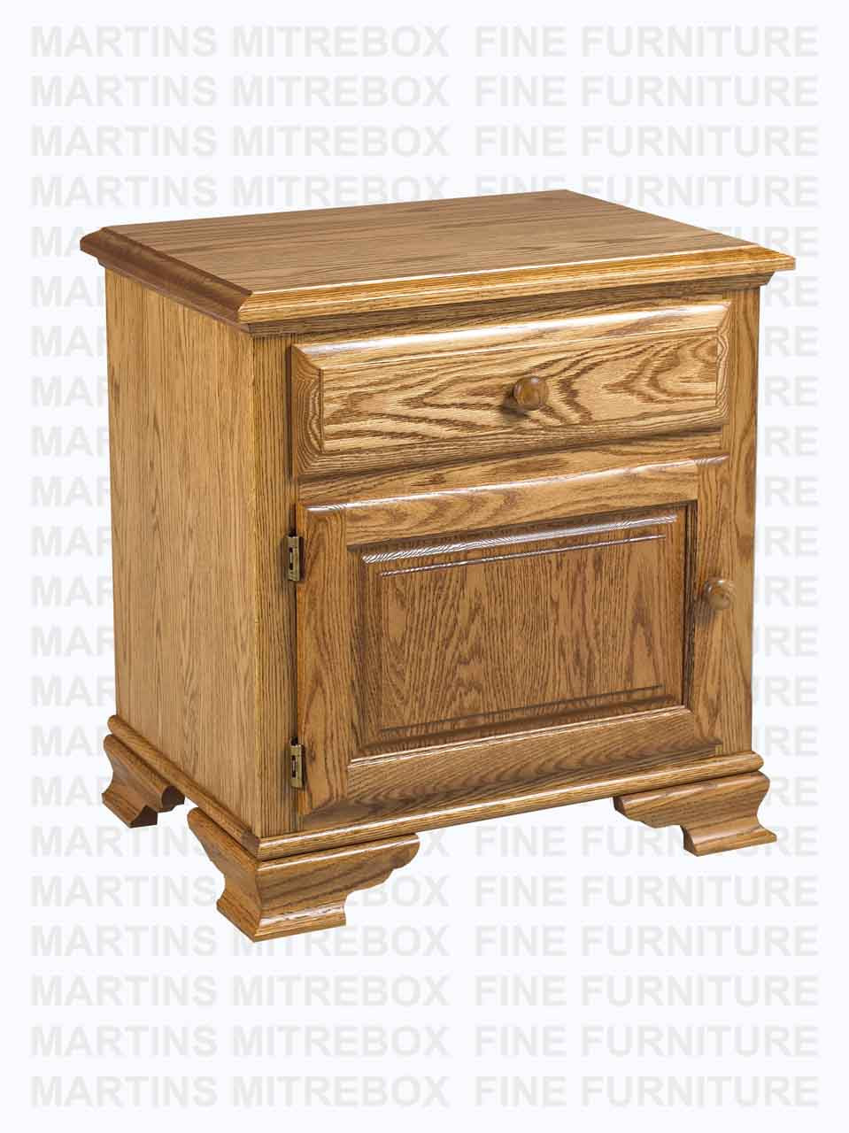 Maple Country Lane Night Stand 1 Drawer 1 Door 18''D x 26''W x 28''H