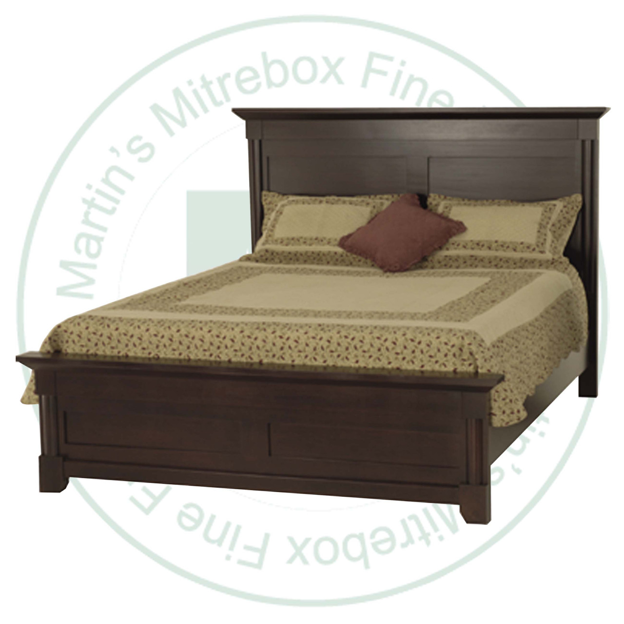 Maple Hudson Valley Queen Bed With Low Footboard