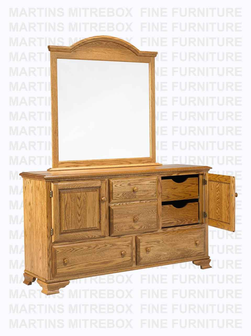 Wormy Maple Country Lane Dresser  18''D x 36''H x 64''W