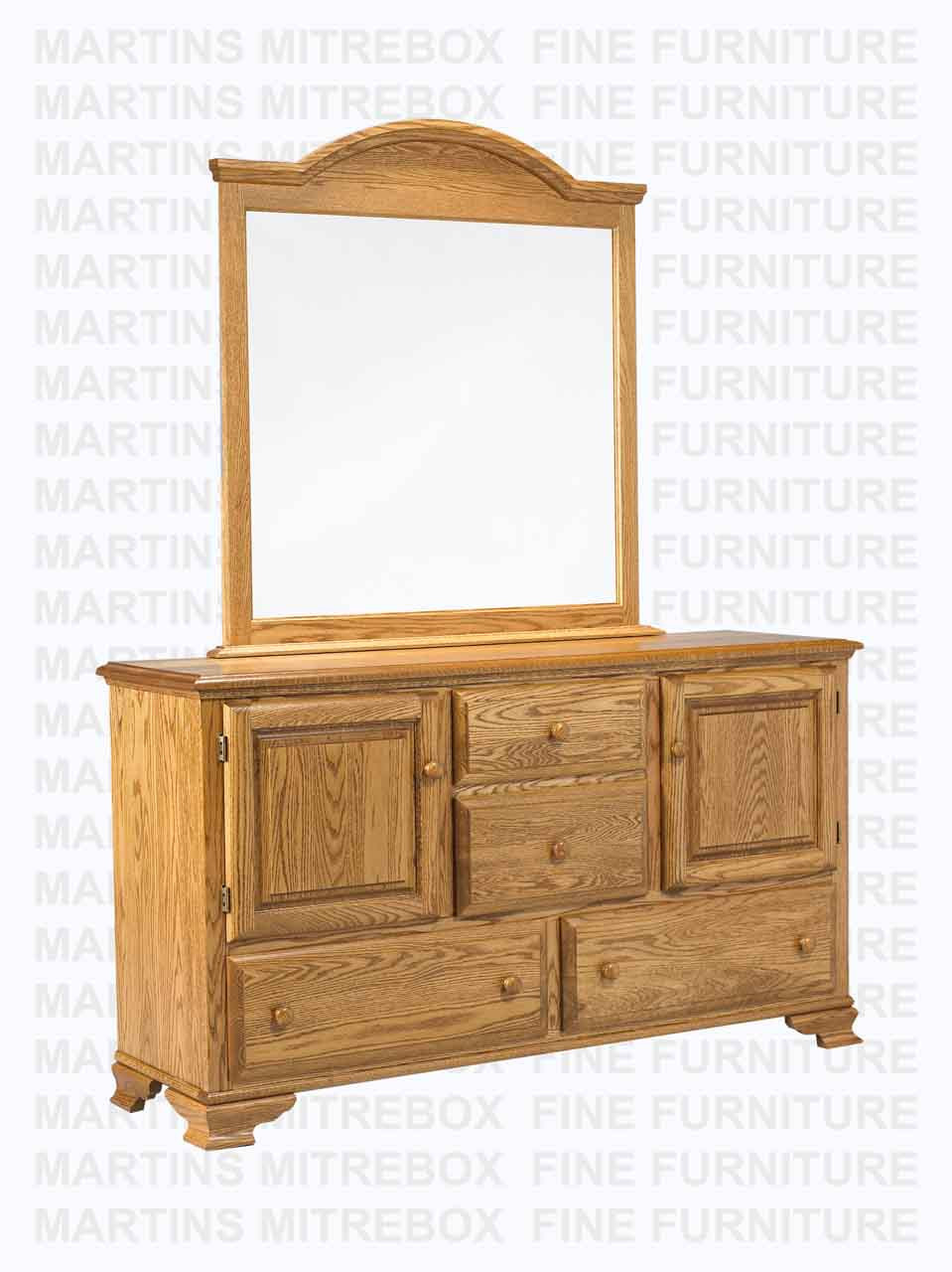 Wormy Maple Country Lane Dresser  18''D x 36''H x 64''W