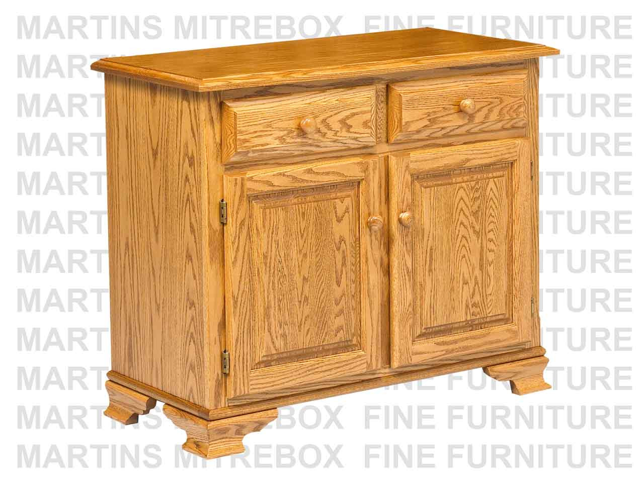 Wormy Maple Country Lane Sideboard 18''D x 48''W x 39''H